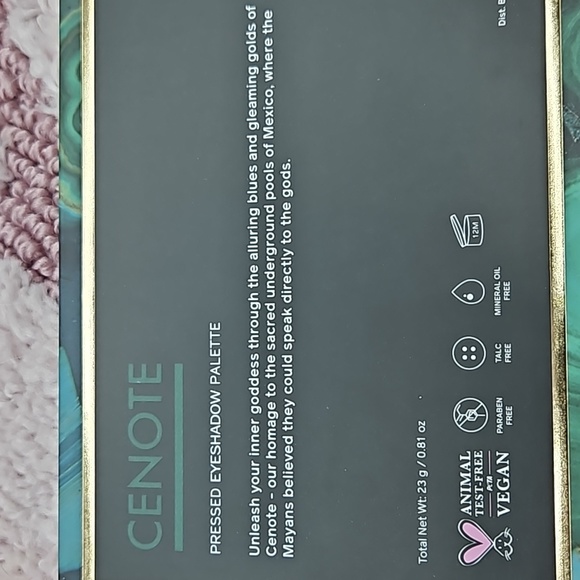 nwt HIPDOT Greens & Blues Eue Shadow Palette 15 Color 23g/.81oz - Picture 5 of 5